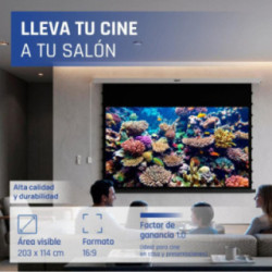 iggual Pantalla eléc tensionada 16:9 92" 203x114cm