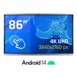 iggual Pantalla interactiva 4K ORCHID 86" Webcam