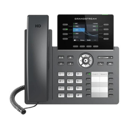 GrandStream IP Phone GRP2634 8 línea 4 SIP WiFi BT