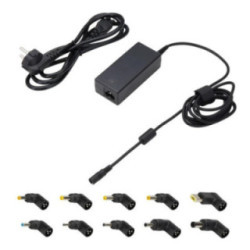 EWENT Cargador Auto. Univer Notebook 65W 10 Puntas