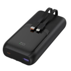 Gembird Powerbank con cables 20W 20000 mAh