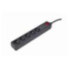 Gembird Regleta  P/sobretensiones,5 enchufes 3m