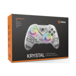 KROM Gamepad KRYSTAL Wireless RGB Bluetooth 5.0