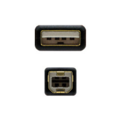Nanocable Cable USB 2.0 Impresora Ferrita  2.0 M
