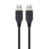 Nanocable Cable USB 3.0, tipo A/M-A/M, Negro, 1m
