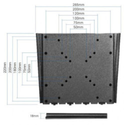 iggual SPTV01 Soporte TV pared Fijo 10"-42" 30 kg