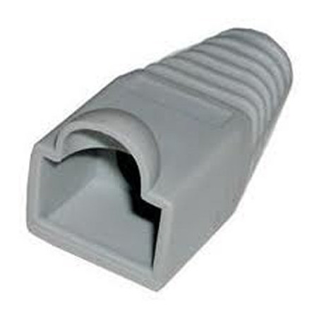 Nanocable Funda Conector RJ45 Plastico Gris 10 Und