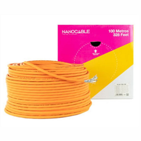 Nanocable Cable Red CAT7 CPR LSZH AWG23 100M