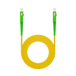 Nanocable Cable fibra SC/APC LSZH Amarillo 1m