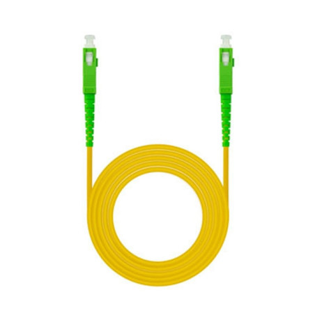 Nanocable Cable fibra SC/APC LSZH Amarillo 5m