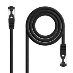 Nanocable Cable red Cat. 8.1 2GHZ SSTP Negro 1m