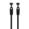 Nanocable Cable red Cat. 8.1 2GHZ SSTP Negro 1m
