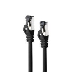 Nanocable Cable red Cat. 8.1 2GHZ SSTP Negro 1m