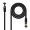 Nanocable Cable red Cat. 8.1 2GHZ SSTP Negro 10m