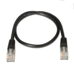 Aisens Latiguillo RJ45 CAT.6 UTP AWG24 negro 2.0m