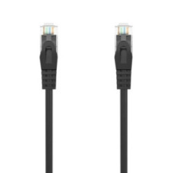 Aisens Latiguillo RJ45 LSZH CAT.6A UTP negro 2.0m