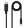 Nanocable Mini DP/Displayport, Mini DP/M-DP/M, 2 M