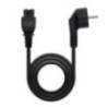 Nanocable Cable Alim. trébol, CEE7 /M-C5/H, 1.5m