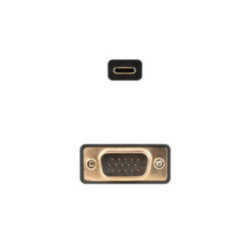 Nanocable Cable Conversor USB-C/M a VGA/M 1,8 M