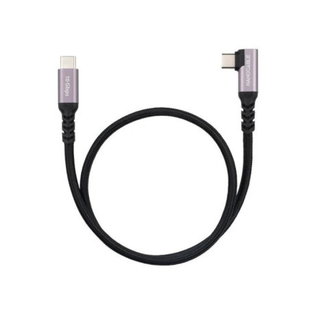 Nanocable Cable USB-C 3.2 GEN2 Acodado 100W 1 M