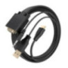 Aisens Cable Conversor SVGA y Audio a HDMI 2m