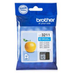 Brother Cartucho LC3211C Cyan