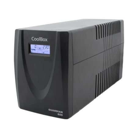 COOLBOX SAI GUARDIAN 3 800VA 480W CON PANTALLA LCD
