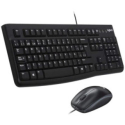 Logitech MK120 Teclado + Ratón óptico 1000dpi USB