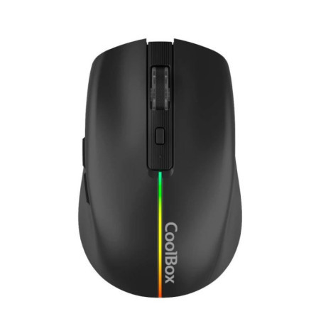 Coolbox Gaming Ratón  W01 1600DPI Inalámbrico Negr