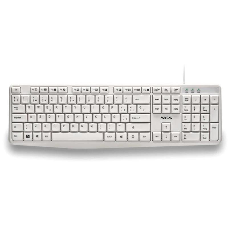 NGS Teclado USB-A 12 Teclas Multi Cable 1.5M
