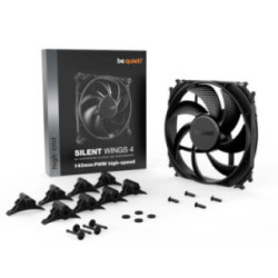 be quiet! Ventilador Silent Wings 4 140mm Negro