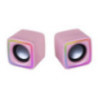 MARS GAMING Altavoces MSCUBE Premium 8W Pink