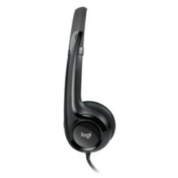 Logitech Auricular+Mic H390 USB Negro