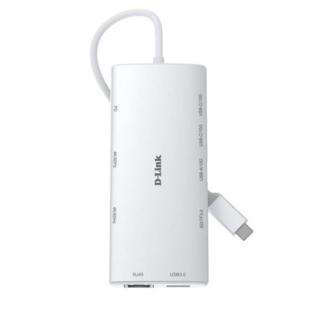 D-Link DUP-A01 Hub USB-C 10 en 1 2xHDMI
