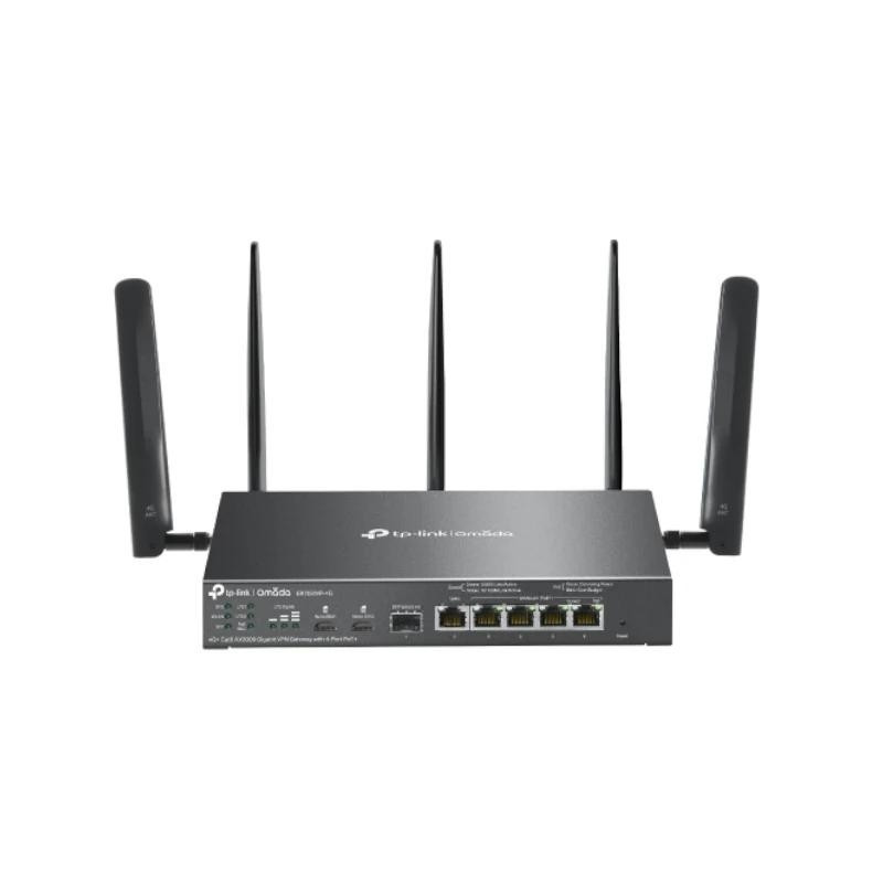 TP-Link ER706WP-4G Router 4G+ AX3000 VPN 4xPoE+