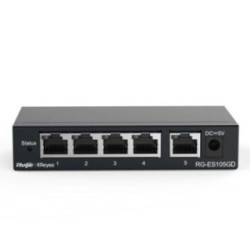 Reyee Unmanaged Switch 5xGb RJ45 Steel Case