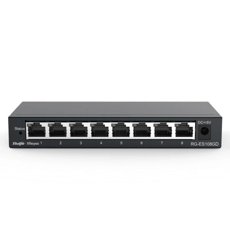 Reyee Unmanaged Switch 8xGb RJ45 Steel Case