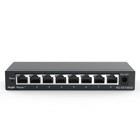 Reyee Unmanaged Switch 8xGb RJ45 Steel Case