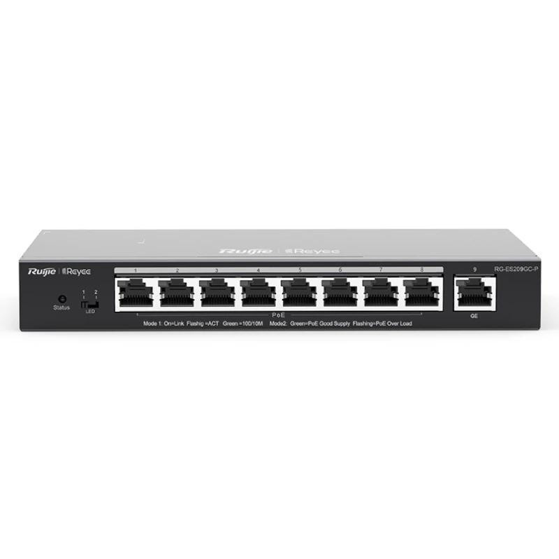 Reyee ES209GC-P Switch 9xGbE (8 PoE/POE+) 120W