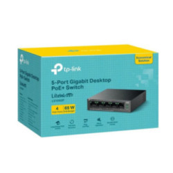 TP-Link LS105GP Switch 4xGb PoE+ 1xGb 65w
