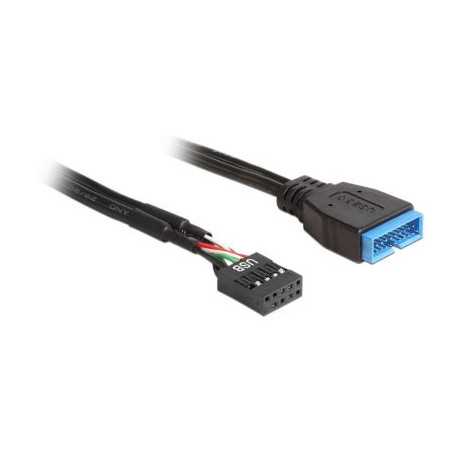 Delock Cable USB 2.0 Hembra/ USB 3.0 Macho