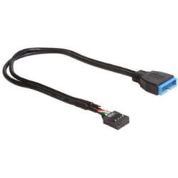 Delock Cable USB 2.0 Hembra/ USB 3.0 Macho