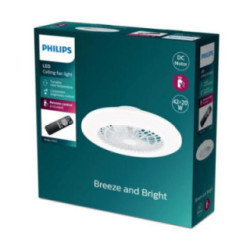 PHILIPS Ventilador techo Amigo LED 20+42W Blanco